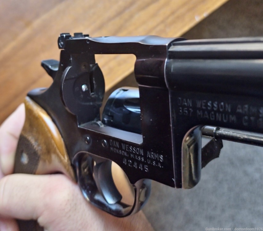 Dan Wesson Model 15 Monson porkchop .357 mag 4" -img-17