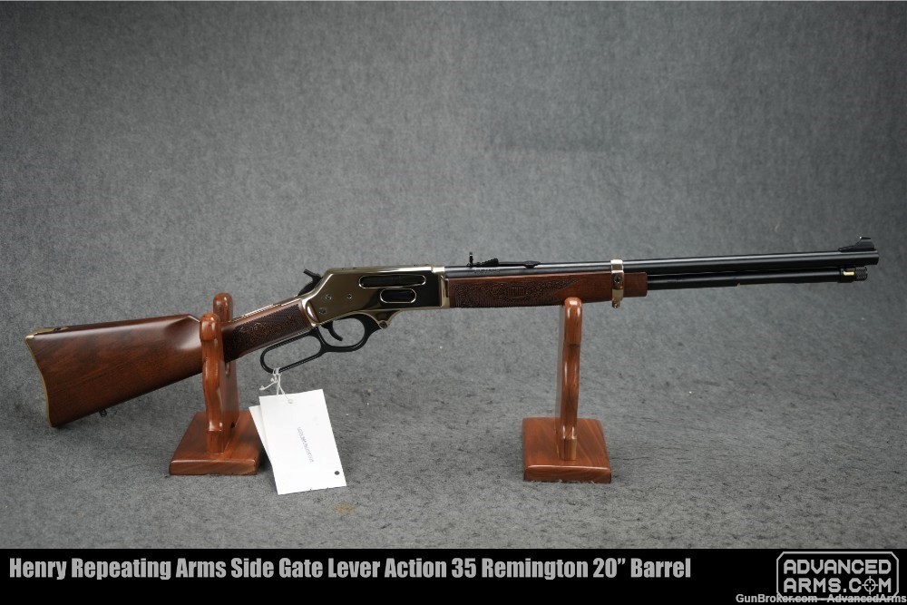 Henry Repeating Arms Side Gate Lever Action 35 Remington 20” Barrel BNIB-img-0