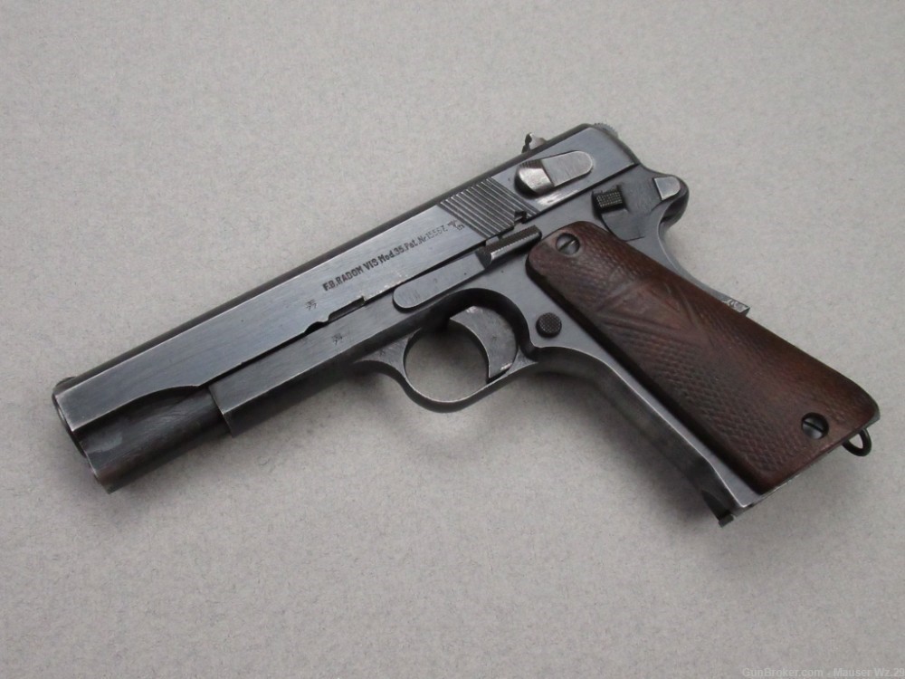  1943 German Occupation Radom VIS Polish Pistol WWII 9mm Luger P38-img-0