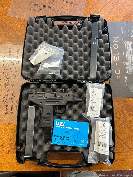 IMI ISREAL ACTION ARMS UZI PISTOL 9MM LUGER PRE-BAN SEMI AUTO-img-0