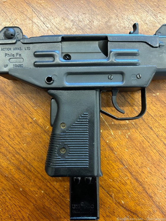 IMI ISREAL ACTION ARMS UZI PISTOL 9MM LUGER PRE-BAN SEMI AUTO-img-4