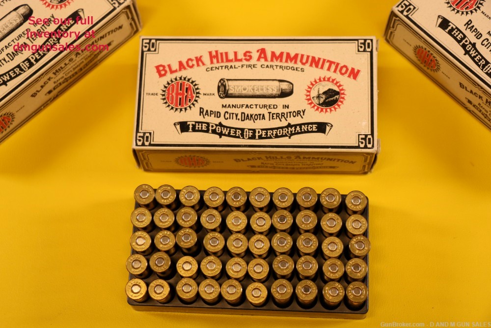 BLACK HILLS .44-40 WIN 200GR RNFP AMMO 150 ROUNDS (3 BOXES)-img-1