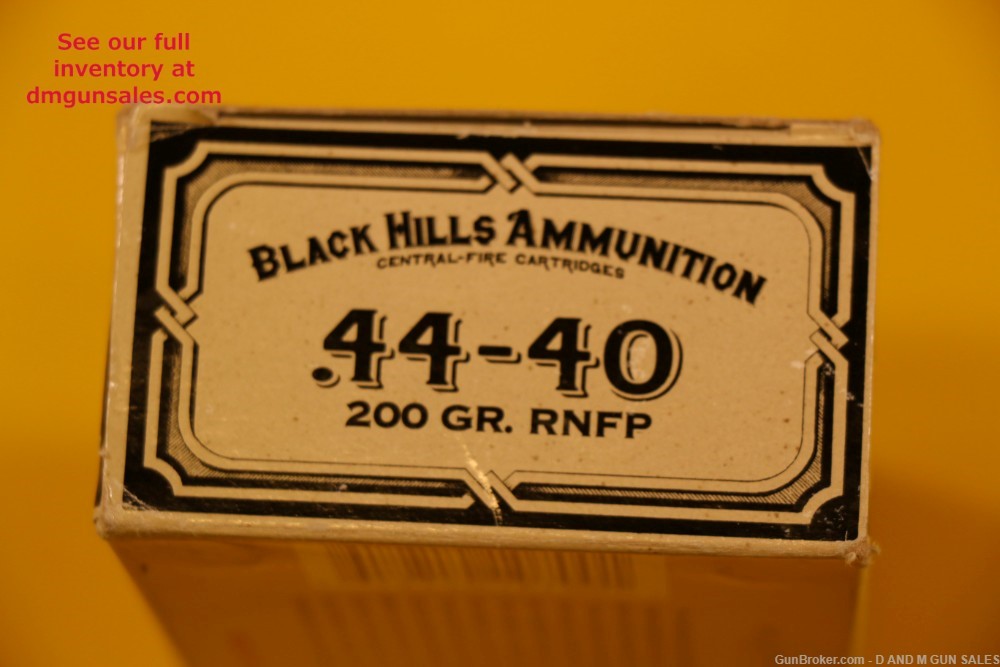 BLACK HILLS .44-40 WIN 200GR RNFP AMMO 150 ROUNDS (3 BOXES)-img-4