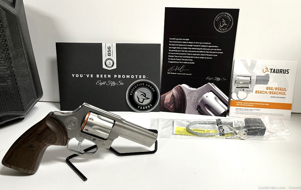 Taurus 856 Executive Grade, 38sp +P Revolver 6rd 3" Barrel Custom-img-4