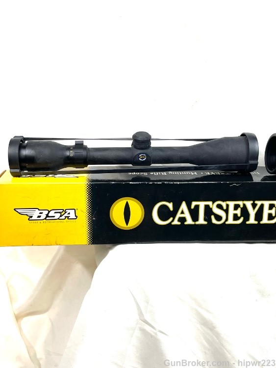 BSA Catseye 3-10X44 & HuHu 6-24X50 rifles scopes TWO SCOPES ONE LOT!  NR!-img-1
