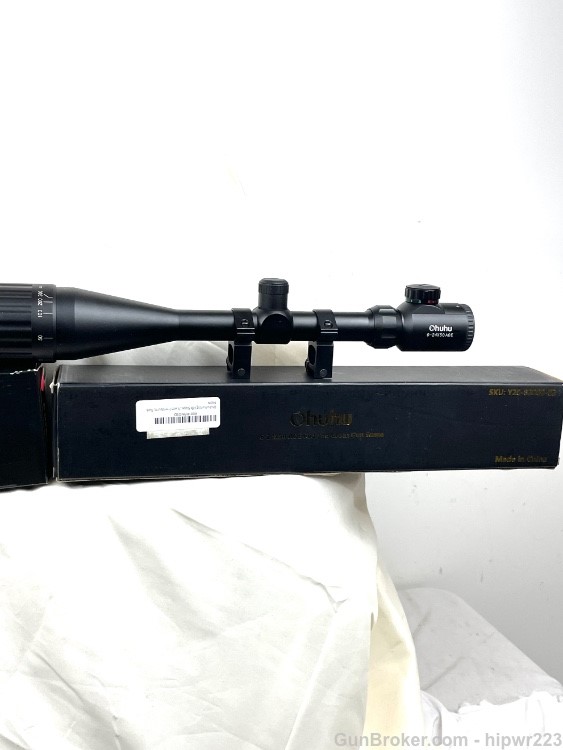 BSA Catseye 3-10X44 & HuHu 6-24X50 rifles scopes TWO SCOPES ONE LOT!  NR!-img-2