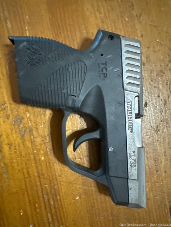 Taurus pt738 .380 Acp pistol penny auction-img-0