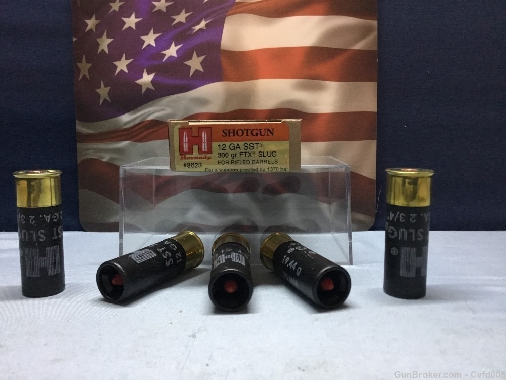 Hornady 12 Ga. SST 330 Gr. FTX Slug 5 Rnds. #8623-img-1