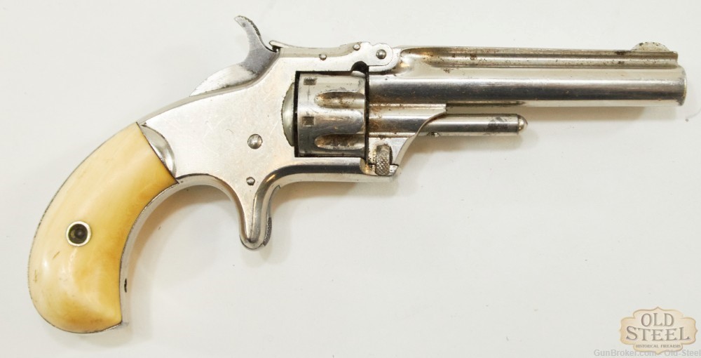Smith And Wesson First Model 3rd Variant .22 Short ANTIQUE Revolver-img-3