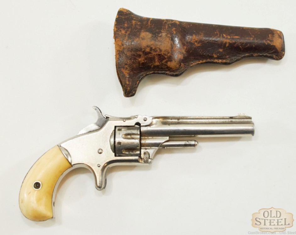 Smith And Wesson First Model 3rd Variant .22 Short ANTIQUE Revolver-img-0