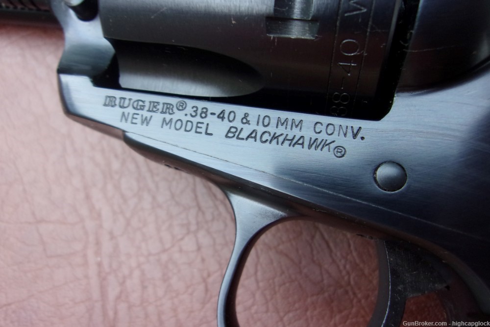 Ruger Blackhawk .38-40 & 10mm Buckeye 6.5" Revolver 99% MADE 1990 $1START-img-4
