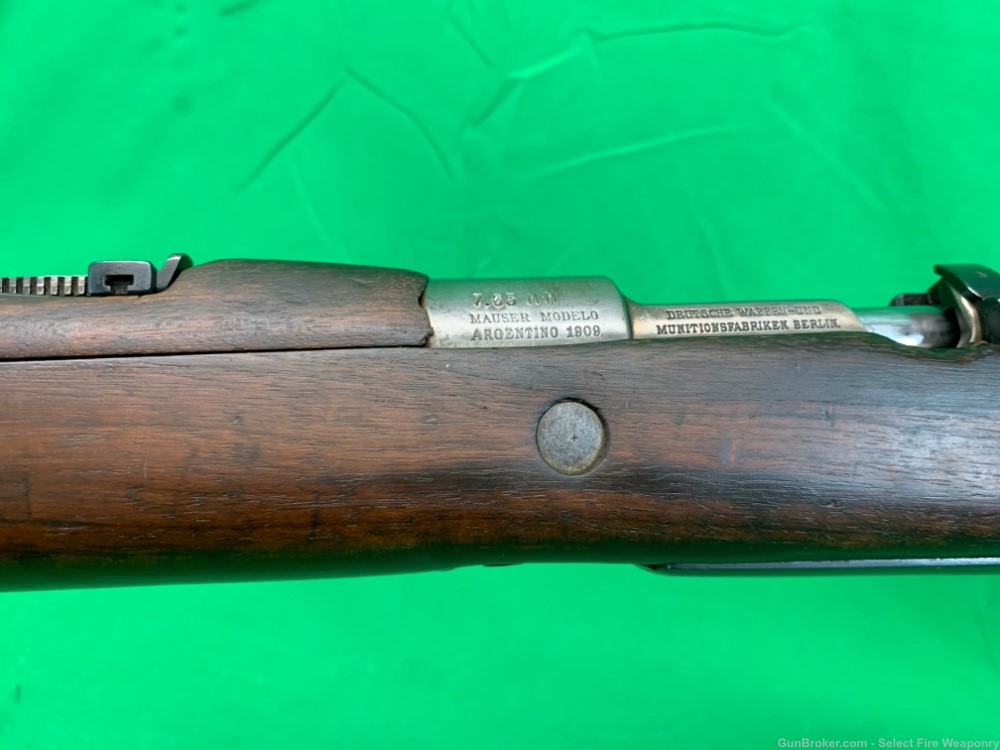 Argentine Contract German Mauser 1909 Cavalry Carbine w/ crest 7.65 cal C&R-img-13