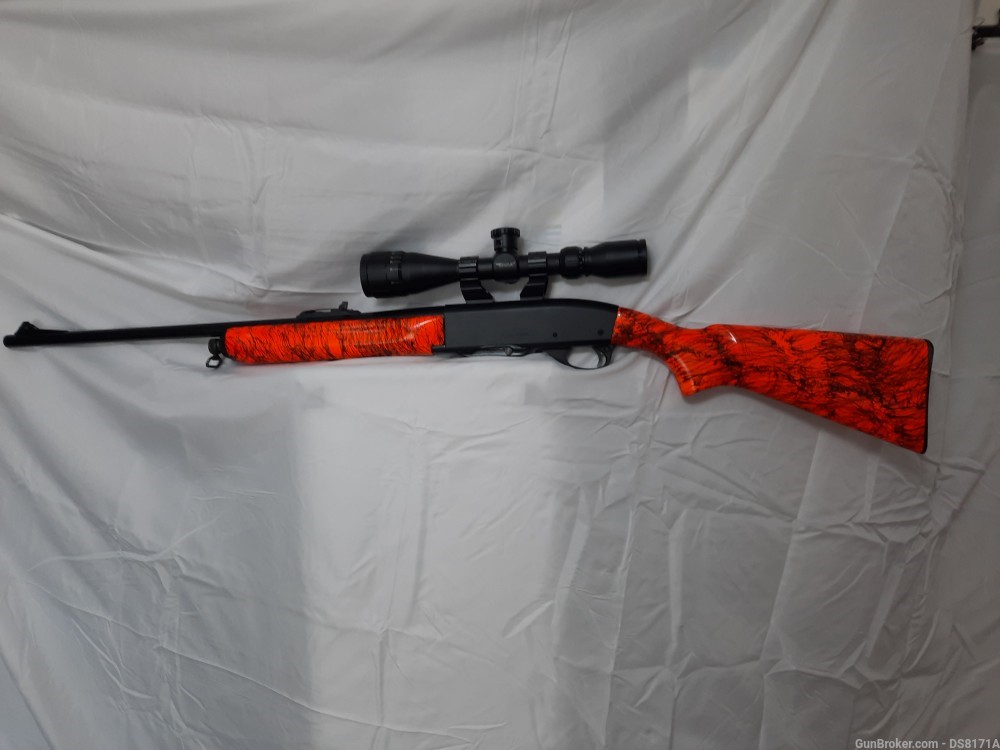 Remington 742 Woodsmaster, 30-06 Springfield, Custom Painted Stock-img-5