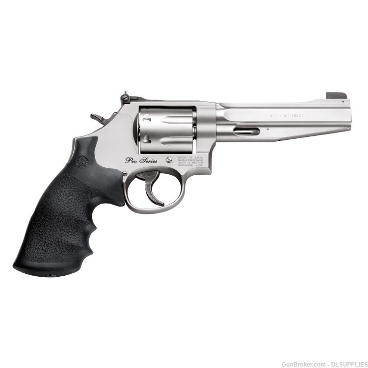 SMITH AND WESSON S&W 686 PRO SERIES STAINLESS FINISH 7 SHOT 5" BBL .357 MAG-img-1