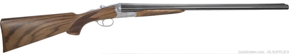 BERETTA 486 PARALLELO SATIN ENGRAVED W/ PISTOL GRIP WALNUT 28" BBL 12GA-img-0