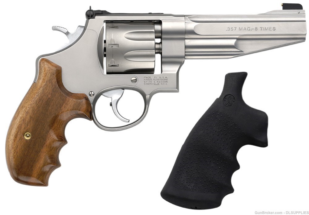 SMITH AND WESSON S&W 627 PERFORMANCE CENTER STAINLESS FINISH 5" BBL .357MAG-img-0