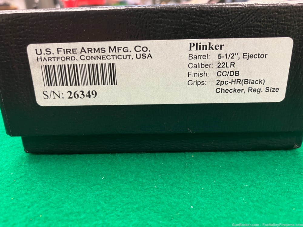 USFA Plinker .22 Cal. 5 1/2" Color case NIB! RARE! NO RESERVE! $1start-img-16