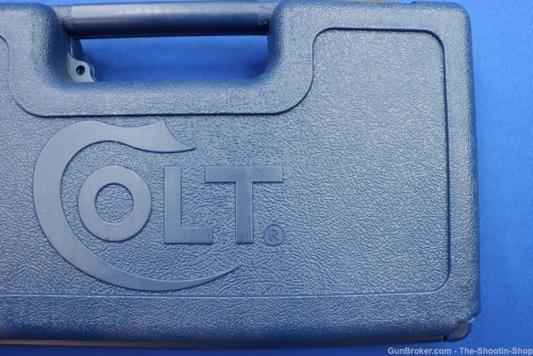 Colt Model Python Revolver Factory Hard Case Blue OEM Pistol Box SA DA 357-img-2