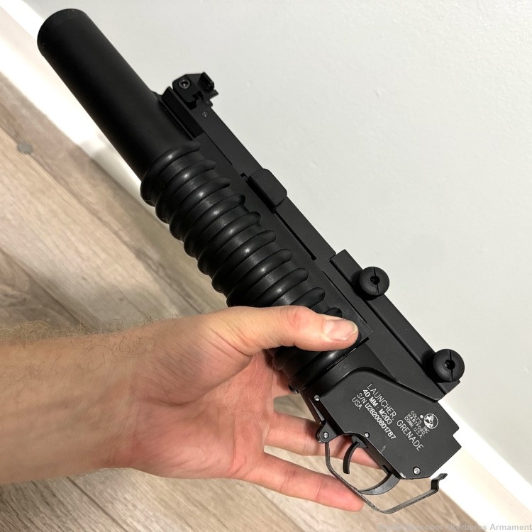 Colt M203 40mm Metal Grenade Launcher Picatinny Prop Inert Display 37mm 787-img-26