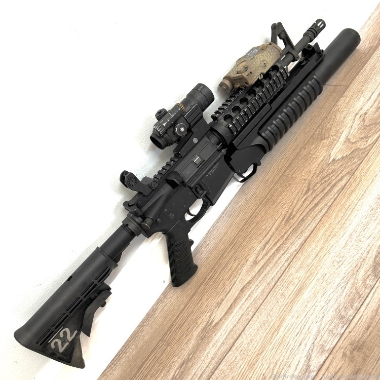 Colt M203 40mm Metal Grenade Launcher Picatinny Prop Inert Display 37mm 787-img-9