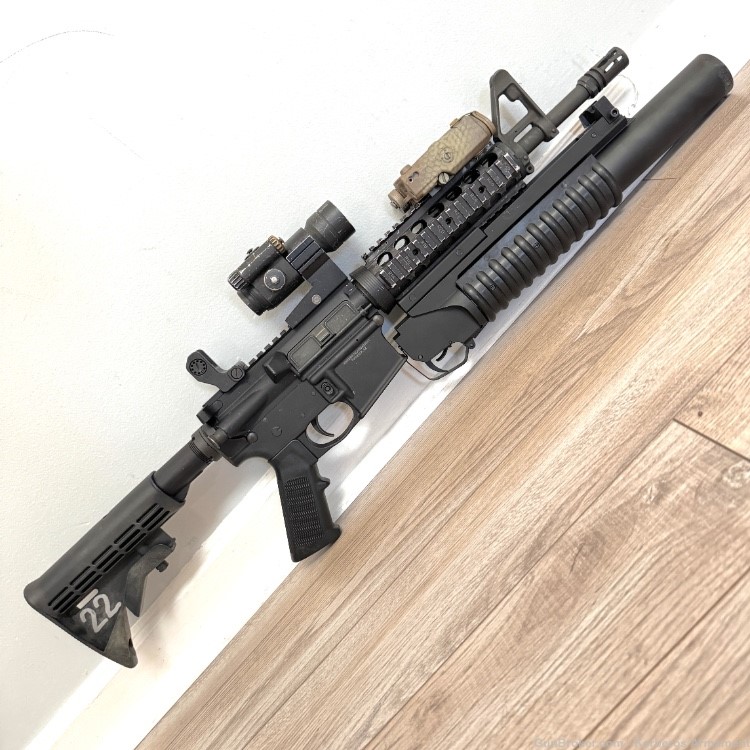 Colt M203 40mm Metal Grenade Launcher Picatinny Prop Inert Display 37mm 787-img-2