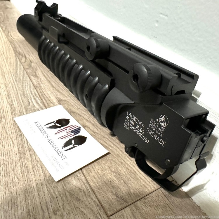 Colt M203 40mm Metal Grenade Launcher Picatinny Prop Inert Display 37mm 787-img-20
