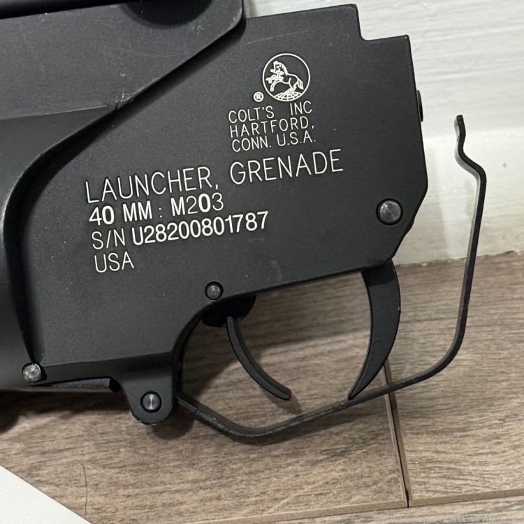 Colt M203 40mm Metal Grenade Launcher Picatinny Prop Inert Display 37mm 787-img-3