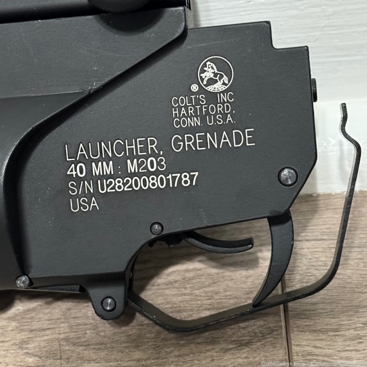 Colt M203 40mm Metal Grenade Launcher Picatinny Prop Inert Display 37mm 787-img-5