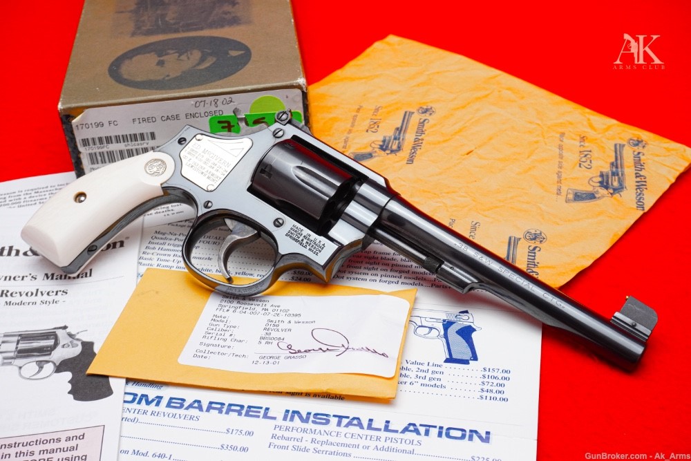 Smith & Wesson PC Heritage 15-9 .38spl w/Ivory *LEW HORTON MODEL*-img-4