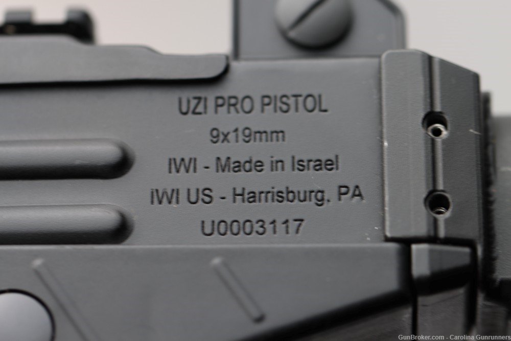 IWI-Israel Uzi Pro Pistol SB Tactical Brace 9mm 4.5” Semi-Auto Pistol-img-5