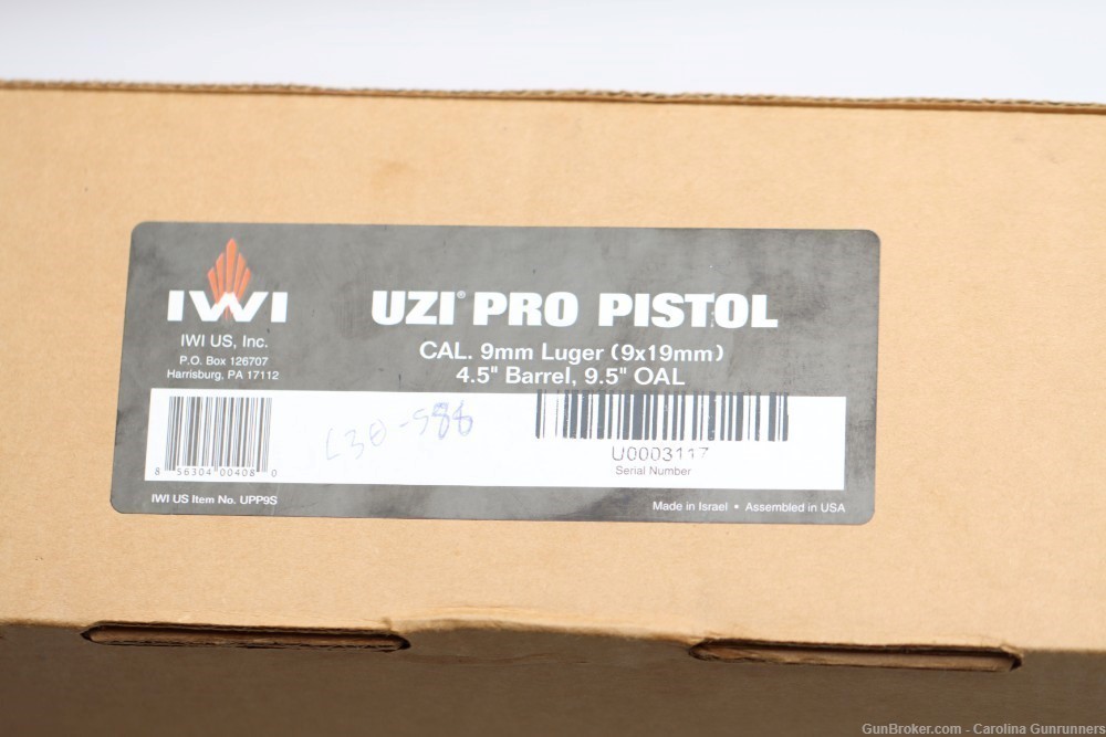 IWI-Israel Uzi Pro Pistol SB Tactical Brace 9mm 4.5” Semi-Auto Pistol-img-8