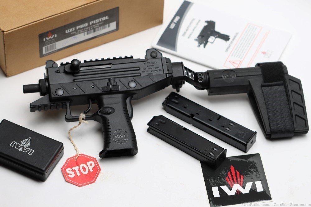IWI-Israel Uzi Pro Pistol SB Tactical Brace 9mm 4.5” Semi-Auto Pistol-img-10