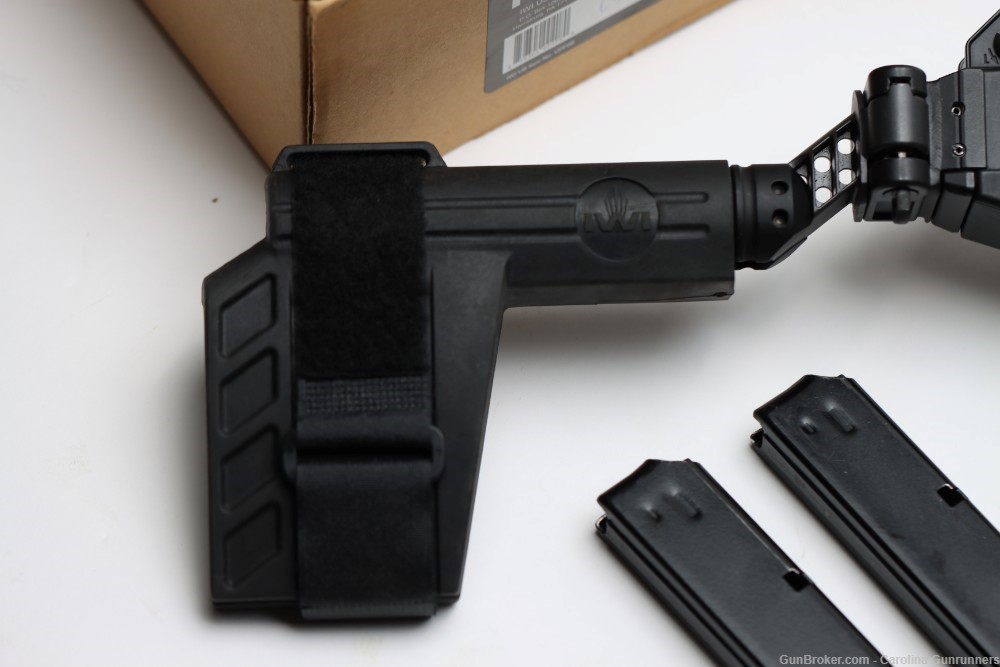 IWI-Israel Uzi Pro Pistol SB Tactical Brace 9mm 4.5” Semi-Auto Pistol-img-1