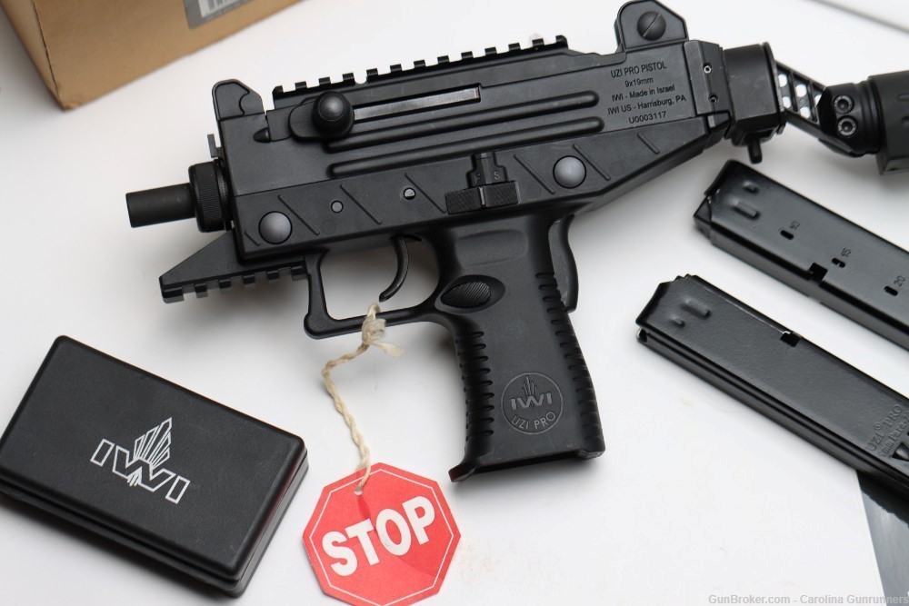 IWI-Israel Uzi Pro Pistol SB Tactical Brace 9mm 4.5” Semi-Auto Pistol-img-3