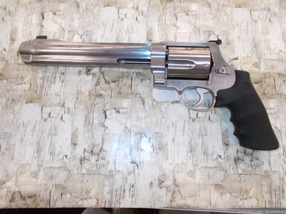 SMITH & WESSON MODEL 500  CAL 8" BBL STAINLESS LIKE NEW-img-0