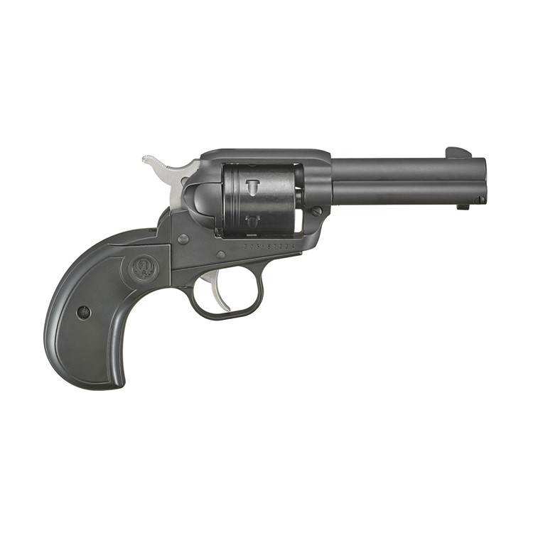 Ruger Wrangler Single-Action 22 LR Revolver - Black Cerakote -img-0