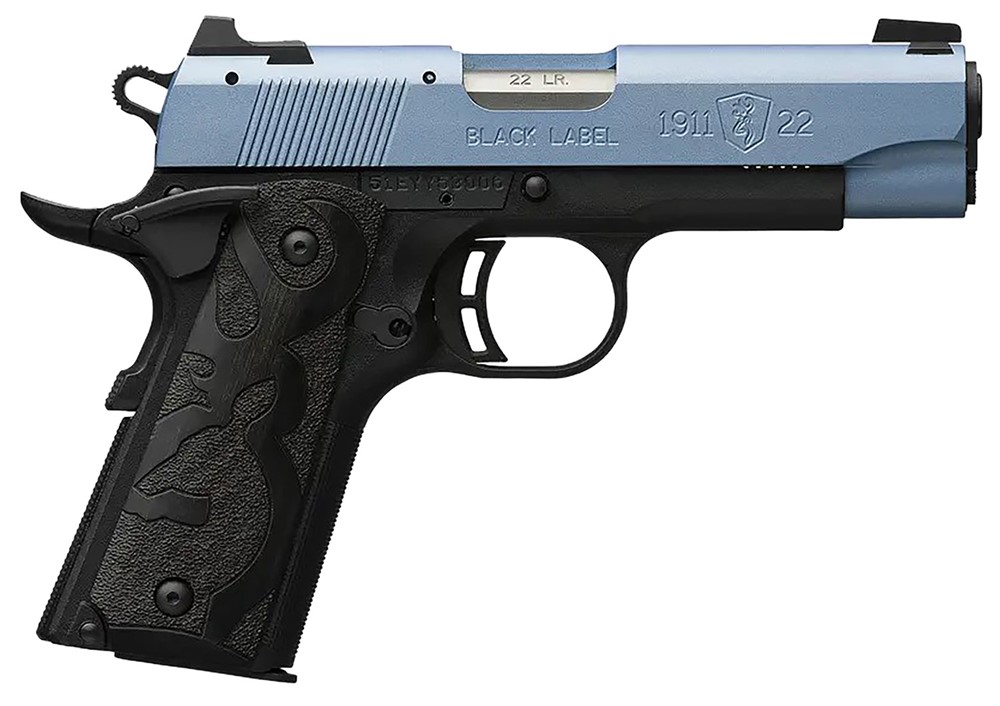 Browning 1911 Black Label Compact 22 LR Pistol 10+1 3.63 Matte 051898490-img-0