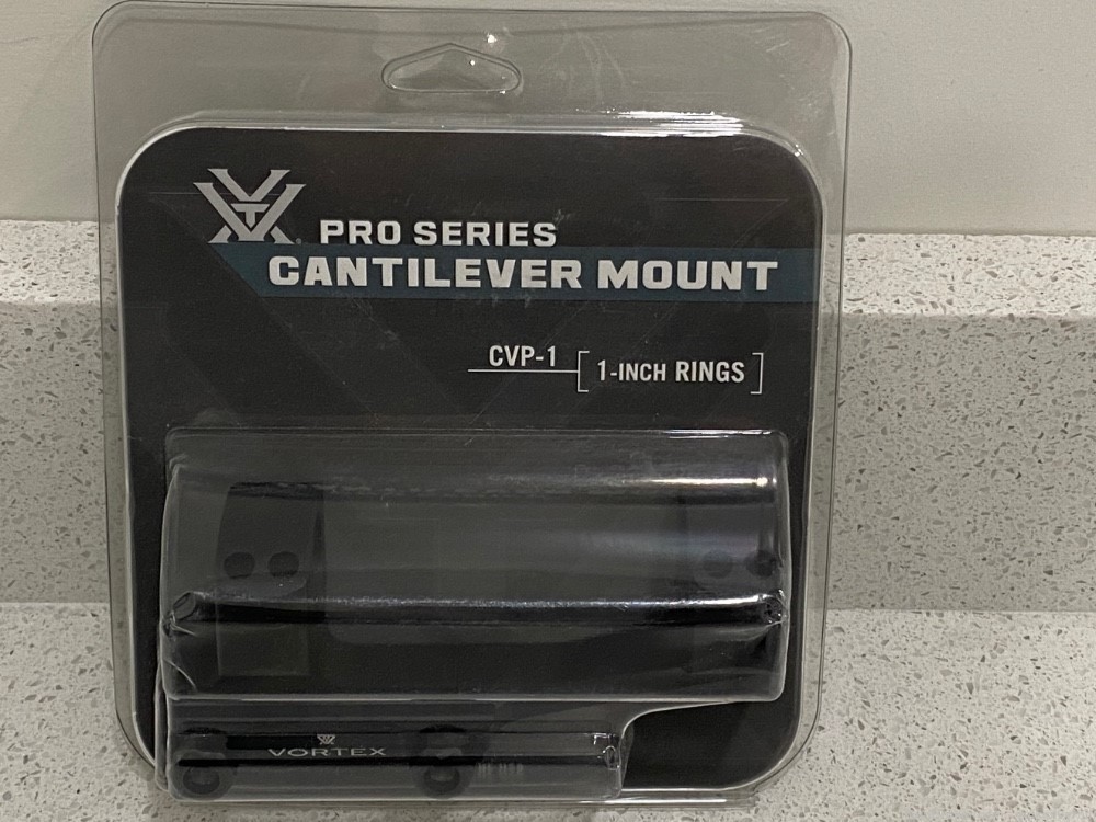 Brand New Vortex Pro Series Cantilever Mount CVP-1 1” Rings - Scope ...