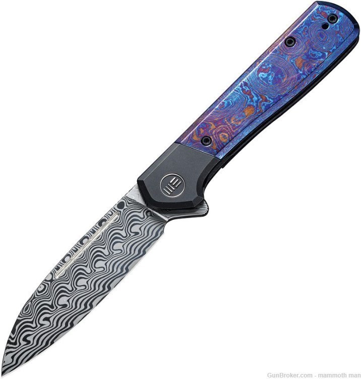 We knife co LTD brand Soothsayer Framelock Damasteel limited -last one-img-0