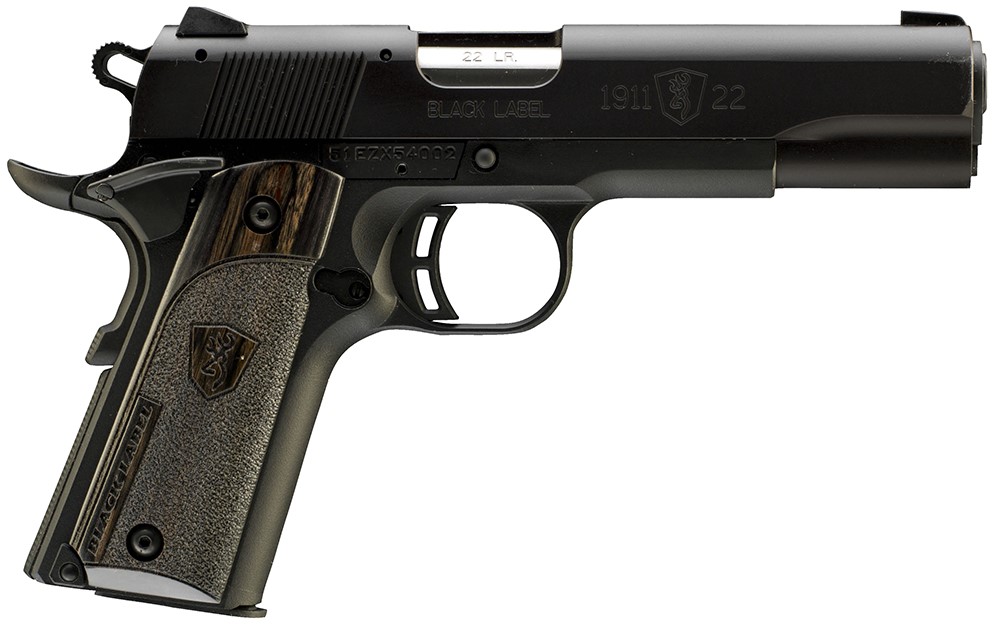 Browning 1911-22 Black Label Compact Pistol 22LR Matte 3 5/8-img-1