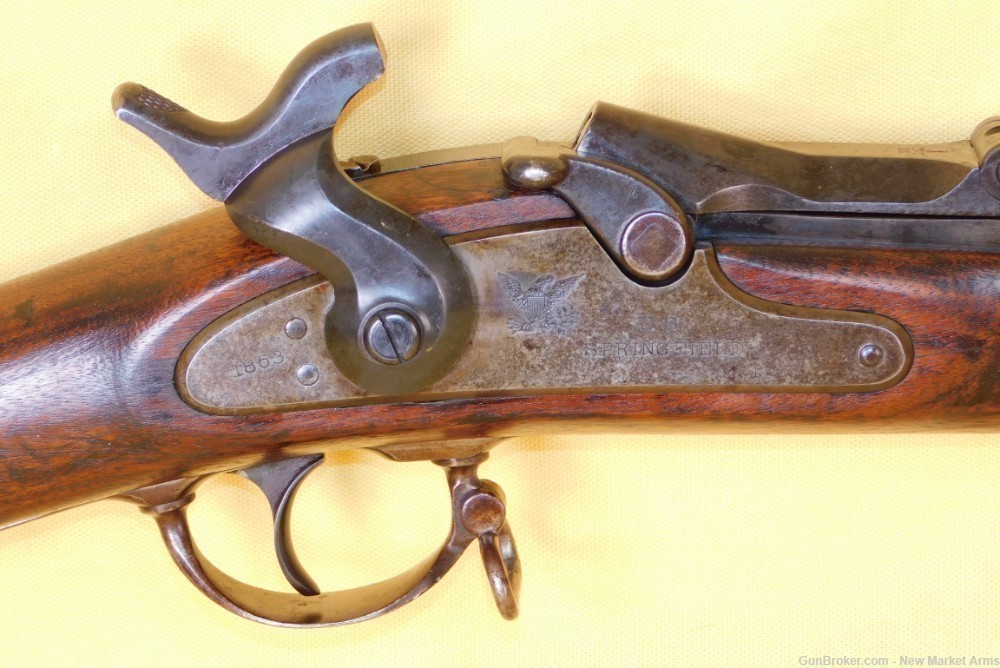 Scarce Springfield Model 1868 .50-70 Trapdoor Rifle c. 1870-img-9