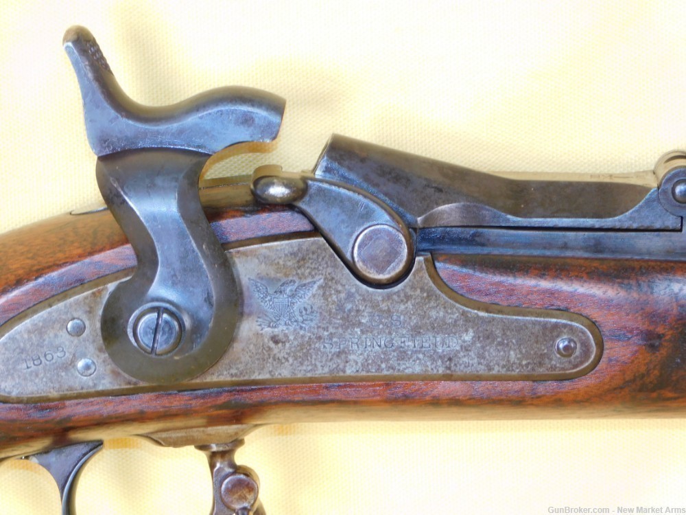 Scarce Springfield Model 1868 .50-70 Trapdoor Rifle c. 1870-img-8