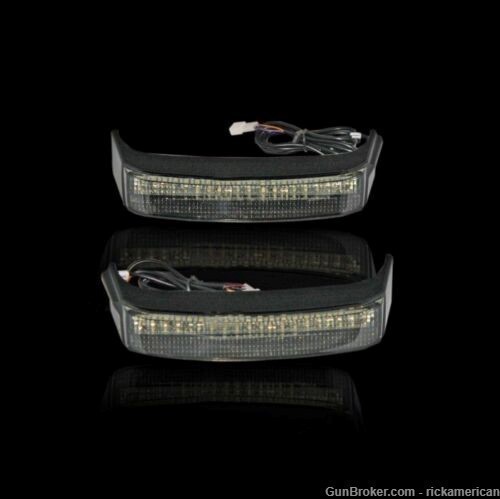 Custom Dynamics Low Profile Saddlebag Lights w/ SS8 Plugs  CD-LP-SS8-S-img-1