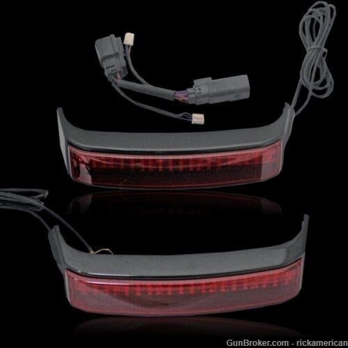 Custom Dynamics SS6 Bagz SaddleBag LEDS- SMOKED for Harley NEW! CD-LP-SS6-S-img-1