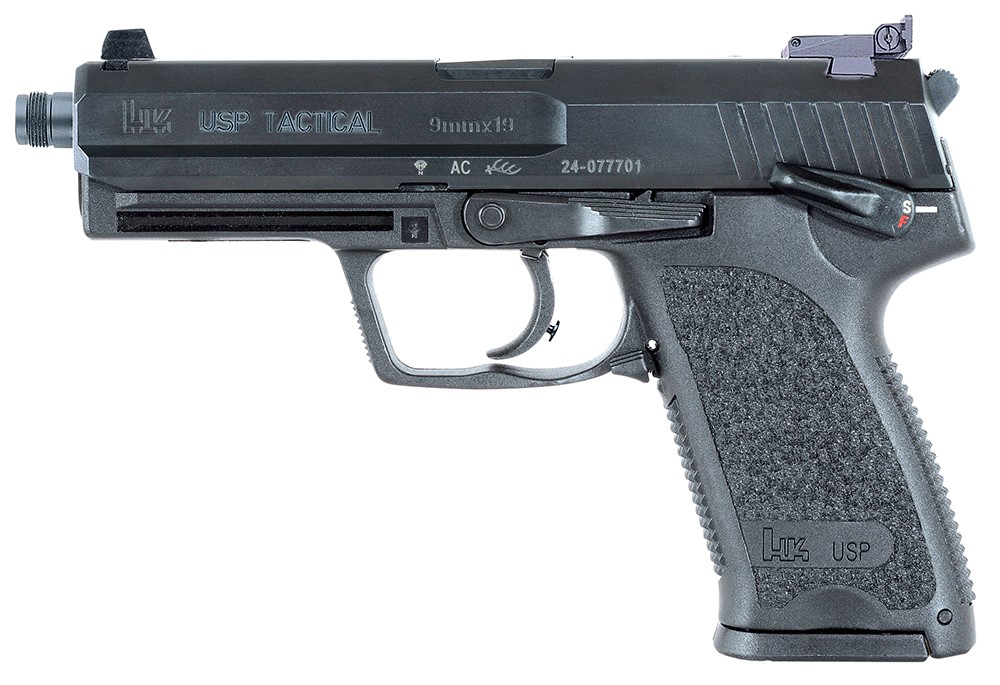 H&K USP9 TACTICAL V1, 9mm, 4.86 Threaded barrel, 15+1 Capacity, Night sight-img-0