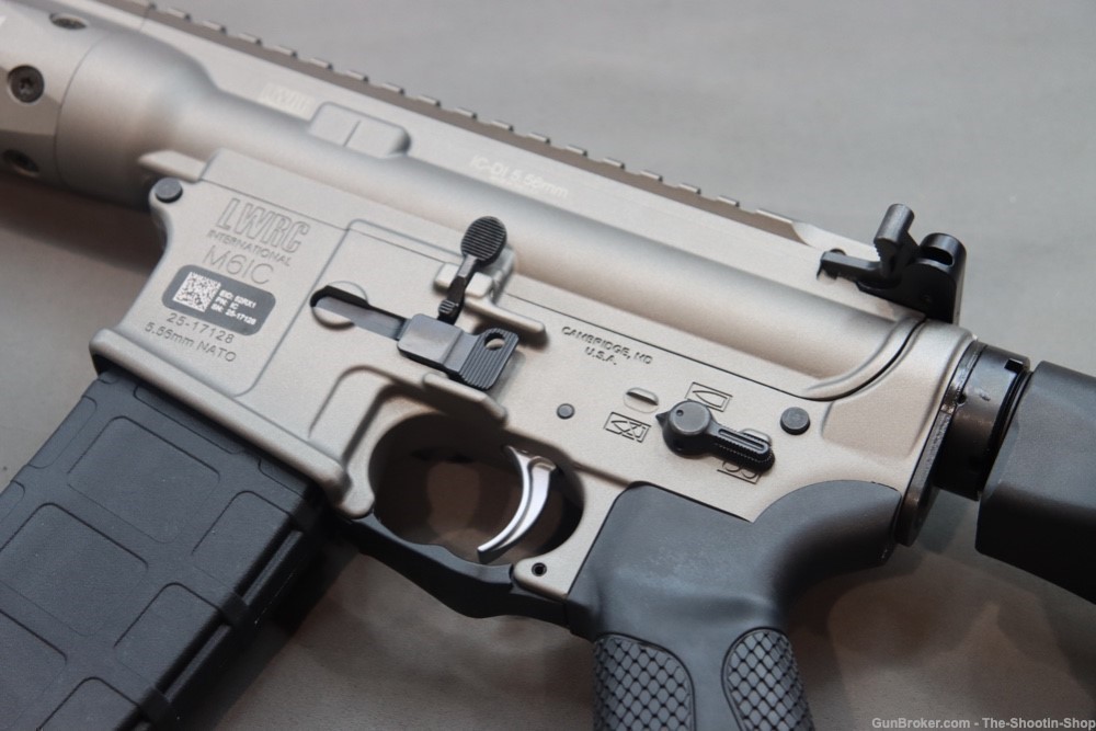 LWRC IC DI AR15 Rifle Limited Edition 1 of 100 5.56MM Gunmetal Grey MLOK AR-img-19