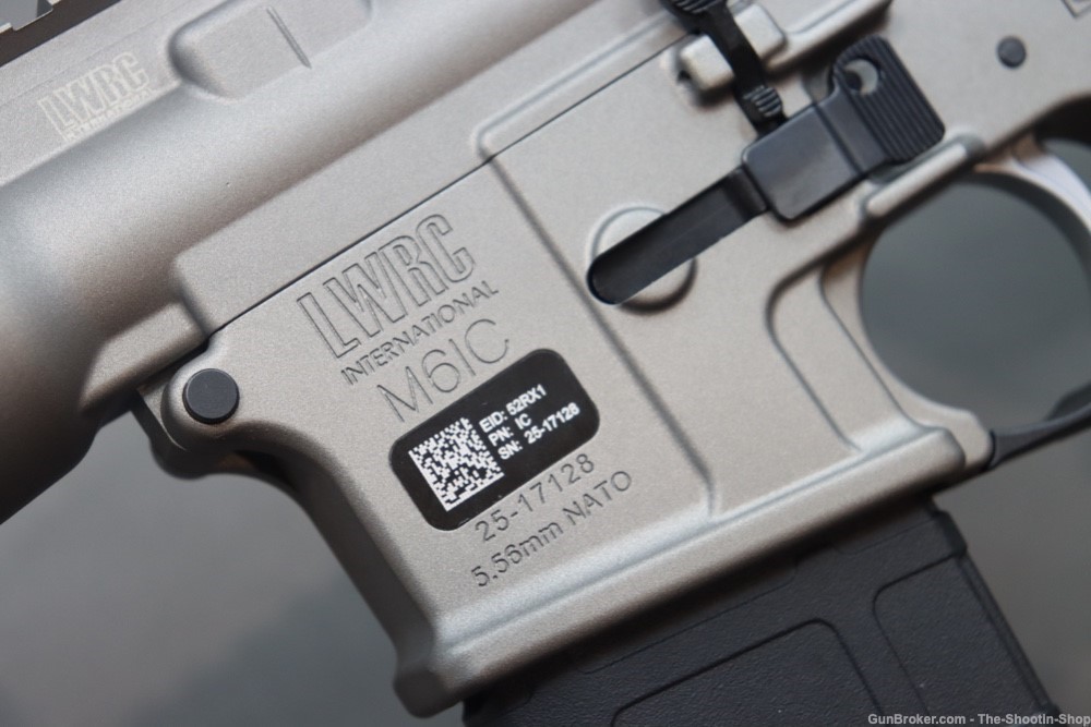 LWRC IC DI AR15 Rifle Limited Edition 1 of 100 5.56MM Gunmetal Grey MLOK AR-img-22