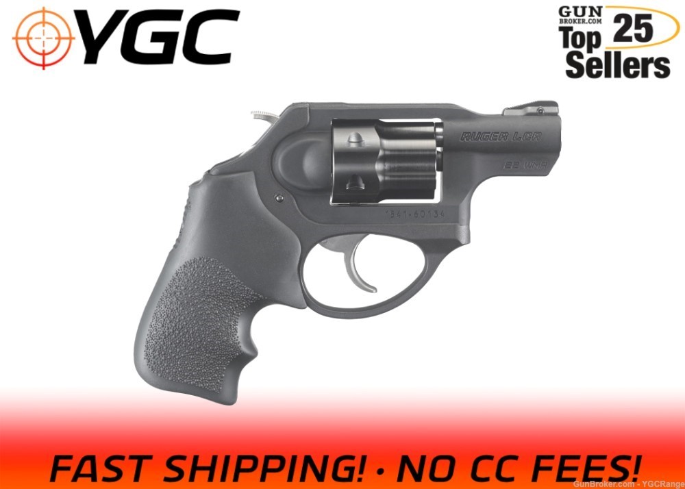 RUGER LCRx 22 WMR 05439 Monolithic Aluminum Matte Black 1.87" PVD Finish-img-0