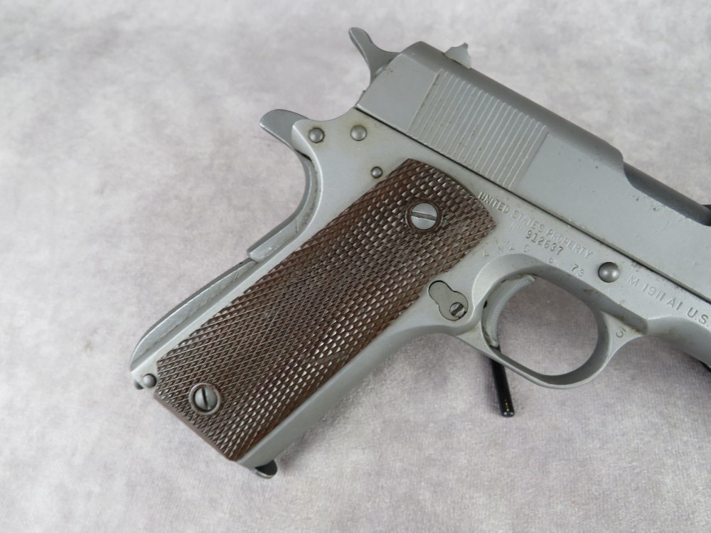 WWII U.S. Property Colt's PT F.A. MFG. CO. M 1911 A1 U.S. Army 45ACP 1943-img-1