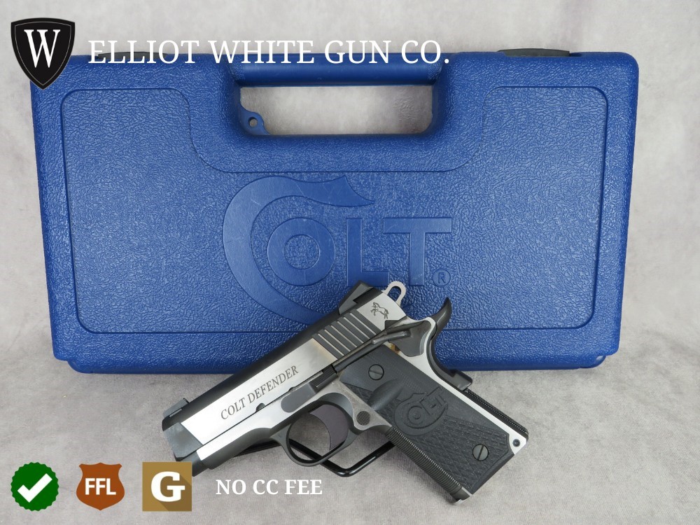 Colt Combat Elite Defender Series 80 3" 9mm Stainless-img-0